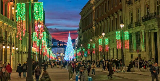 Luis Vives Escuela de Español - Navidad 2021 - Alcalá y Puerta del Sol